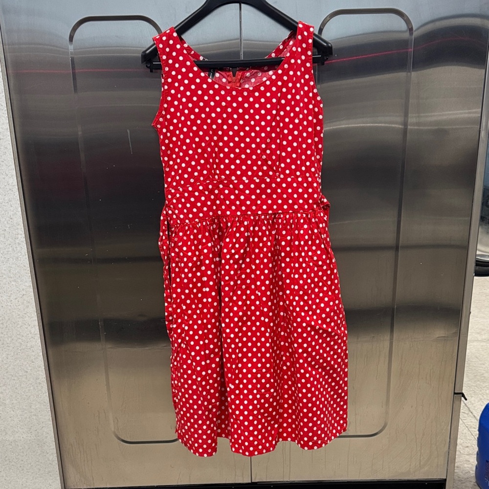 Adorable Red Polka Dot Kids Dress